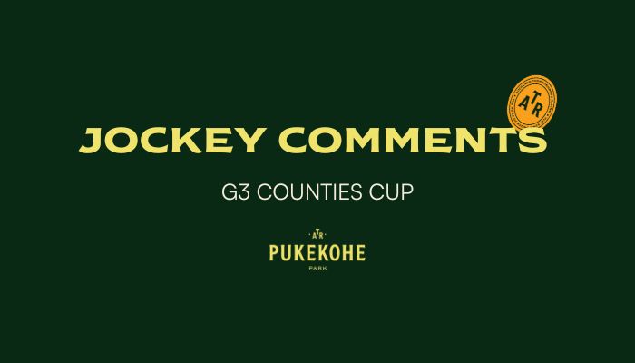 Jockey Comments – Group 3 Counties Cup